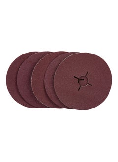 Buy Pack of 5 Angle Grinder Sand Paper Disc Pink 115mm in UAE