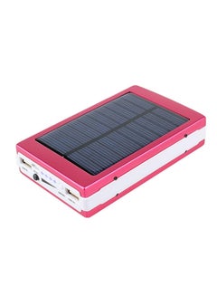 Buy 30000 mAh Portable Solar Power Bank Red in UAE