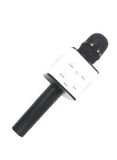 Buy Q7 Wireless Karaoke Microphone Black/White in Saudi Arabia
