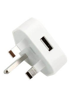 Buy One USB Port Wall Charger White in UAE