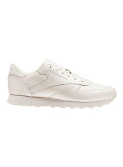 Buy Classic Leather Lace-up Trainers Mid-Pale Pink in UAE