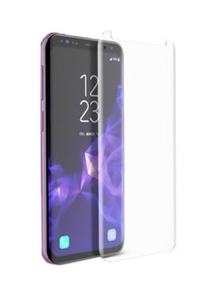 Buy Tempered Glass Screen Protector For Samsung Galaxy S9+ Clear in Saudi Arabia