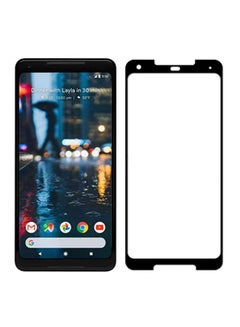 Buy Tempered Glass Screen Protector For Google Pixel 2 XL Black/Clear in UAE