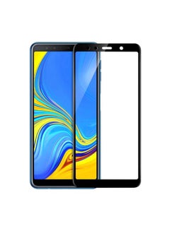 اشتري 5D Tempered Glass Screen Protector For Samsung Galaxy A9 (2018) شفاف/ أسود في الامارات