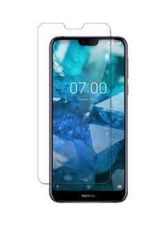 Buy Tempered Glass Screen Protector For Nokia 7.1 Clear in UAE