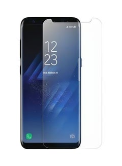 اشتري لاصقة حماية الشاشة من الزجاج المقوى لهواتف سامسونج جالاكسي S8+ شفاف في الامارات