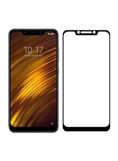 Buy Tempered Glass Screen Protector For Xiaomi Pocophone F1 Clear/Black in UAE