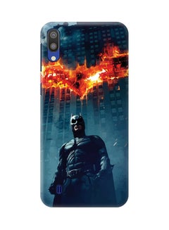 Buy Matte Finish Slim Snap Basic Case Cover For Samsung Galaxy M10 Burning Batman in UAE