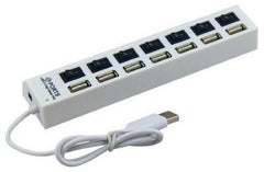 Buy 7 Port USB 2.0 High Speed On/Off Sharing Switch For Laptop in Saudi Arabia