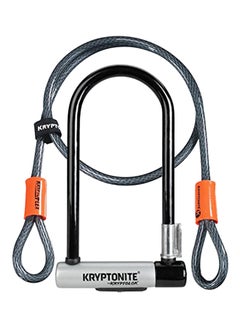 Buy New-U Krypto Lok Series 2 Standard Bicycle U Lock With 4Ft Flex Bike Cable 2.9694X66.93166X2.9694inch in UAE