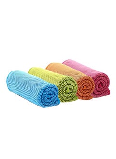 Buy 4 Packs Cooling Towel 0.08X39.4X11.4inch in Saudi Arabia