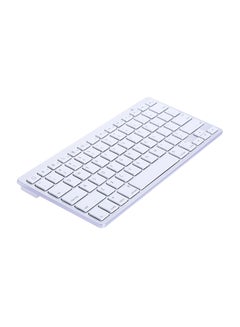 اشتري لوحة مفاتيح لاسلكية صغيرة متعددة الوسائط أبيض في السعودية