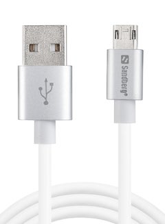 Buy MicroUSB Reversible Cable White in UAE