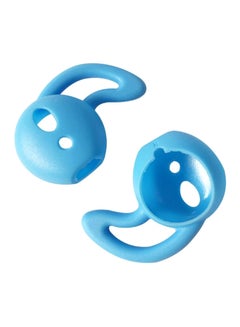 Buy Silicone Ear Cover Hook Earbuds Case Cover For Apple AirPods Blue in Saudi Arabia