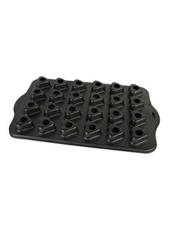 Buy 24 Mini Cheese Cube Cake Pan Black in Saudi Arabia