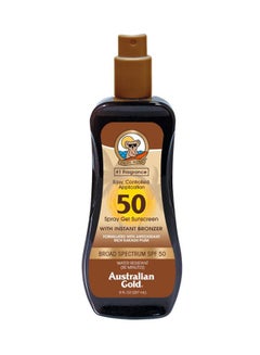 Buy Spray Gel Sunscreen Broad Spectrum SPF 50 With Instant Bronzer 237ml in UAE