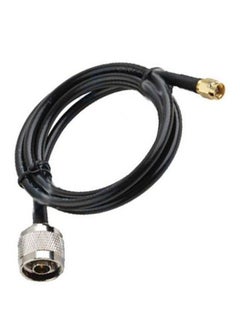 Buy RG58 SMA Male-R Router Cable Black/Silver/Gold in Saudi Arabia