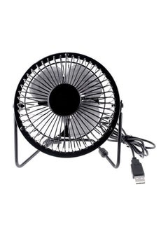 اشتري Portable USB Cooling Fan Black/Silver في مصر