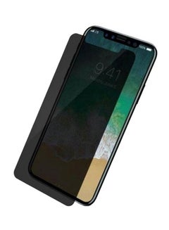 Buy Privacy Tempered Glass Screen Protector For Apple iPhone X/Xs Black in UAE