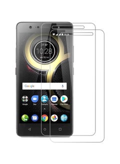 Buy Tempered Glass Screen Protector For Lenovo K8 PLUS Clear in UAE