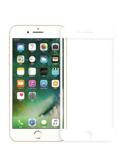 Buy 5D Tempered Glass Screen Protector For Apple iPhone 6s White/Clear in UAE