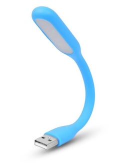 اشتري مصباح LED مرن بمنفذ USB للوحة مفاتيح اللابتوب، لون أزرق في السعودية