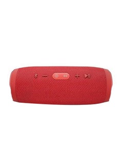 Buy Charge 3 Portable Wireless Bluetooth Speaker With 4000mAh Power Bank And USB Output Red in UAE