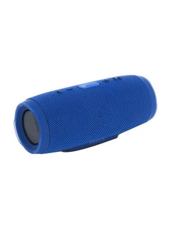 Buy Charge 3 Portable Wireless Bluetooth Speaker With 4000mAh Power Bank And USB Output Blue in UAE