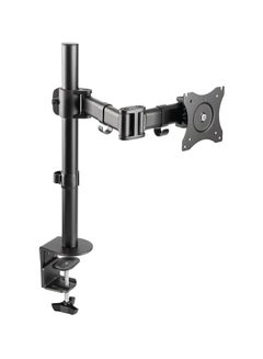 Buy Single Monitor Arm Clamp and Bolt Through Mount Holds up to 32 Black in UAE