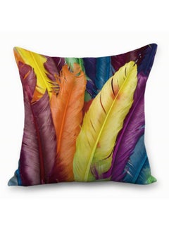 Buy Printed Cushion Cover Multicolour 45 x 45cm in Saudi Arabia