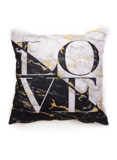 Buy Love Printed Cushion Cover Multicolour 45 x 45cm in Saudi Arabia