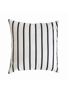 Buy Modern Home Painted Pillowcase Black/White 45 x 45centimeter in UAE