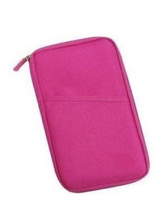 Buy Pink Multi Pockets Wallet Purse Holder Case Document Travel Bag For Passport Credit Id Card Cash in Saudi Arabia