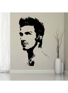 Buy Decorative Celebrity Wall Sticker Black 18 x 18cm in Saudi Arabia