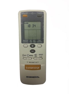 Buy Air-Conditioner LCD Remote Control Beige in Saudi Arabia