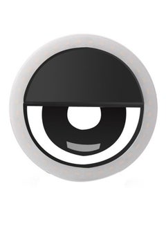 Buy Smartphone LED Ring Selfie Light Black/White in UAE