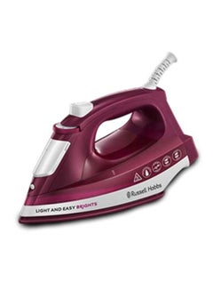 Buy Steam Iron Max Power, Portable Clothing Iron, Quick Heat-Up Non-Stick Ceramic Soleplate, Handheld, Auto-Off Function, Continuous And Vertical Steam 240 ml 2400 W 24820GCC Mulberry in Saudi Arabia