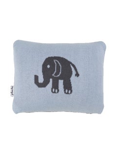 Buy Elephant Knitted Cotton Pillow Cover in Saudi Arabia