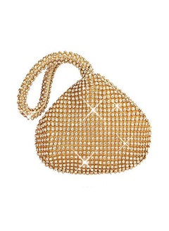 Buy Fashion Prom Cocktail Party Clutch Gold in UAE