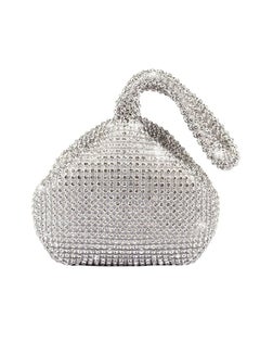 Buy Fashion Prom Cocktail Party Clutch White in Saudi Arabia