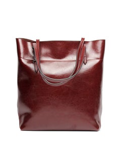 اشتري Genuine Leather Tote Shoulder Bag في الامارات