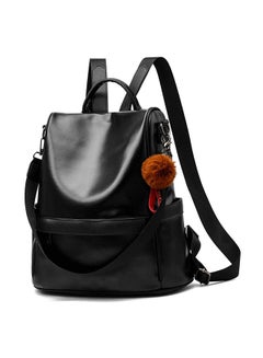 Buy Anti-theft Casual Shoulder Backpack Black in Saudi Arabia