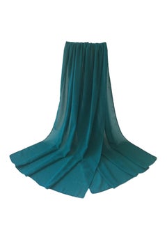 اشتري Crepe Chiffon Scarf Teal في الامارات