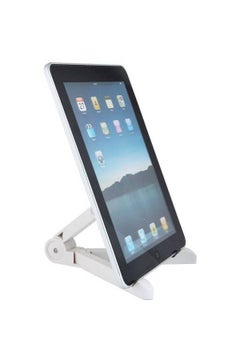 Buy Fold-up Portable Stand Holder for iPad Mini/Kindle Fire/Galaxy 9 inch White in UAE