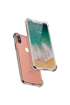 Buy Apple Iphone X Case Crystal Cover Clear in UAE