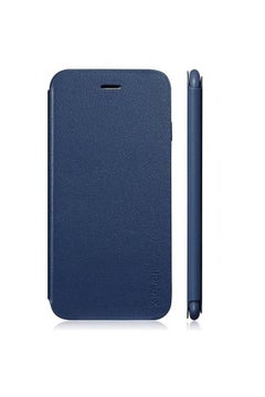 اشتري Fib Flip Case Stand For Apple Iphone 6 / 6S Slim Leather Flip Standing Cover Protective Shell Resistant Against Bumps And Scratches أزرق في الامارات