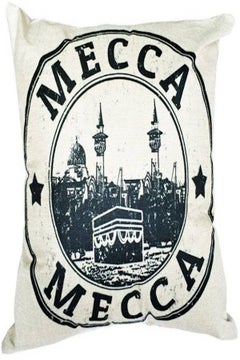 اشتري Printed Cushion Case كتان White/Black 45x45 سنتيمتر في الامارات