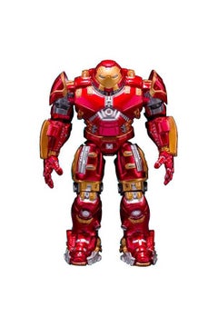 Avengers Iron Man Hulkbuster Armor Joints Movable 18CM Mark With LED Light PVC 