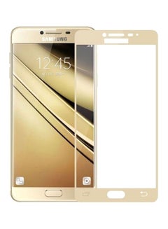 Buy Tempered Glass Screen Protector For Samsung Galaxy J7 Pro Gold in UAE