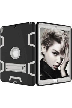 Buy iPad 4 Case, iPad 3 Case, iPad 2 Case Shockproof [Drop Protection] Rugged Hybrid Silicone Skin With Built In Kickstand For iPad 2/3/4 in UAE